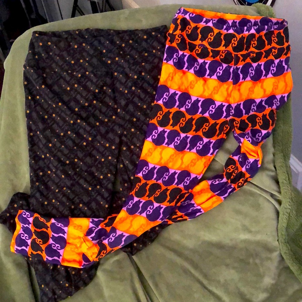 Halloween lularoe tween/petite leggings